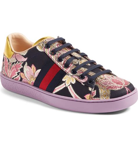 gucci ace floral print.